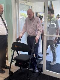 Dick Crawford entrance