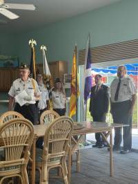 Prayer from Honor guard